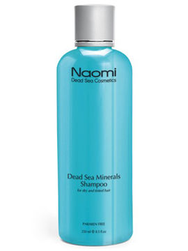 Шампунь для сухих и окрашенных волос с минералами Мертвого моря, 250 мл, Naomi