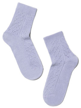 Носки CONTE для девочки, цвет бледно-фиолетовый