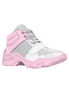 Кроссовки Bibi для девочки, цвет белый, розовый