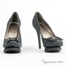 Туфли Burano женские, цвет серо-синий