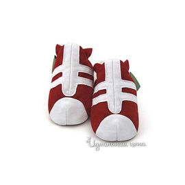 Тапочки домашние Fanky feet fashion КРОСОВКИ для девочки, цвет красный