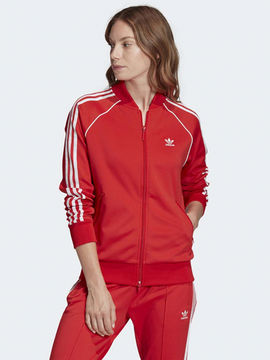 Толстовка спортивная Adidas, цвет красный