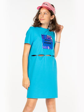 Платье Orby для девочки, цвет голубой