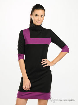 Платье Mari-Line женское, цвет черный / фиолетовый