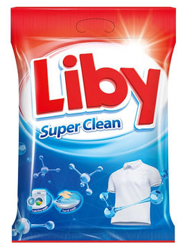 Стиральный порошок Super-Clean, мягкая упаковка, 1 кг, Liby