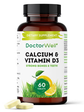 Витаминный комплекс Calcium + D3, 60 таблеток, DoctorWell