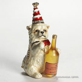 Статуэтка "Собачка с шампанским" Дилижанс