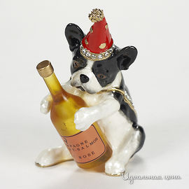 Статуэтка "Собачка с вином" Дилижанс