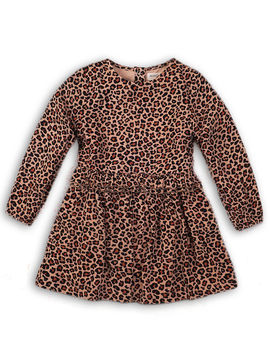 Платье Minoti для девочки, цвет леопардовый