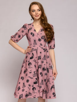 Платье 1001 DRESS, цвет светло-розовый