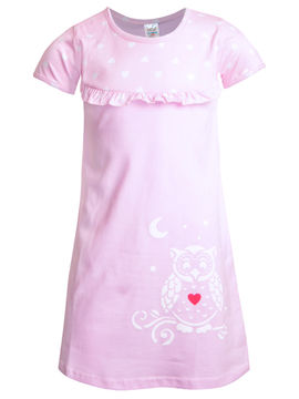 Ночная сорочка N.O.A. для девочки, цвет розовый