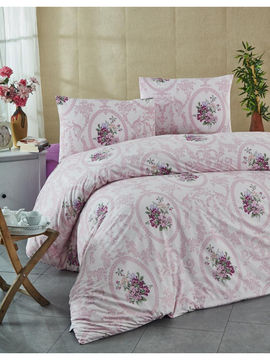 Комплект постельного белья, Евро Turkey, цвет розовый