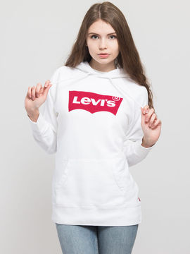 Толстовка Levi's, цвет белый