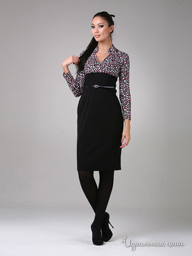 Платье Платье Fleuretta женское, цвет черно-розовый