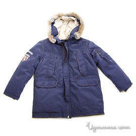 Куртка Gulliver Аляска для мальчика, цвет темно-синий, рост 122-152 см