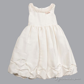 Платье Gulliver "НАРЯДНЫЕ ПЛАТЬЯ" для девочки, цвет белый, рост 68-122 см