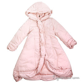 Пальто Gulliver "КОКЕТКА" для девочки, цвет бледно-розовый