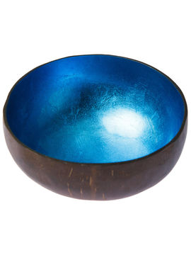 Чаша, D 13*6 см Oriental Way, цвет коричневый, синий