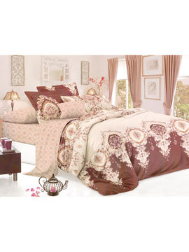 Комплект постельного белья, 1,5-спальный Cleo, цвет бежевый