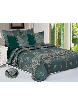 Комплект постельного белья, 2-спальный Cleo, цвет зеленый
