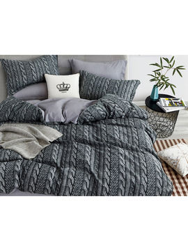 Комплект постельного белья, 1,5-спальный Cleo, цвет серый