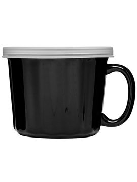 Кружка для супа с крышкой Sagaform, цвет черный