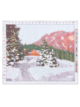 Канва для вышивания с рисунком «Бессонов. Зимний пейзаж», 47 х 39 см Арт Узор