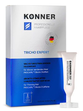 Маска-концентрат с термоэффектом для роста волос TRICHO EXPERT с Procapil, биотином, кофеином, KONNER