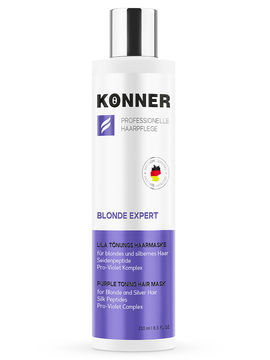 Бальзам фиолетовый оттеночный для нейтрализациии желтизны и поддержании цвета волос, 250 мл, KONNER