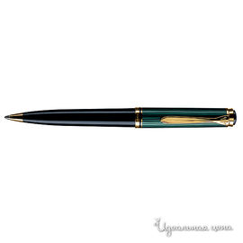 Ручка шариковая Pelican, цвет черный / зеленый