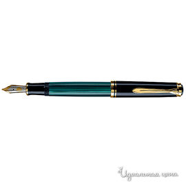 Ручка перьевая Pelican, цвет черно-зеленый