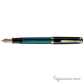 Ручка перьевая Pelican, цвет черно-зеленый