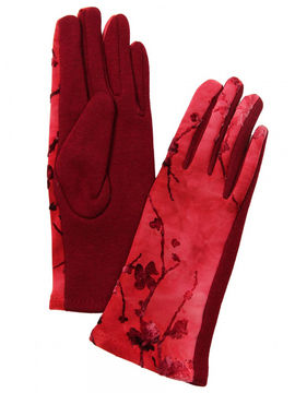 Перчатки Venera, цвет бордовый, красный