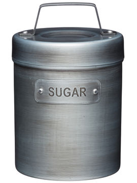 Ёмкость для хранения сахара, 1 л Kitchen Craft, цвет серебряный