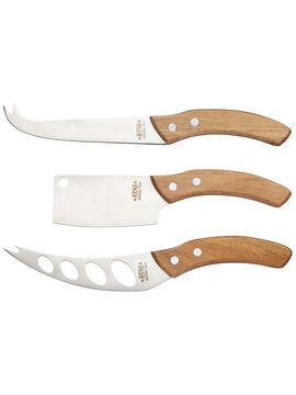 Набор ножей для сыра Kitchen Craft, цвет серебряный
