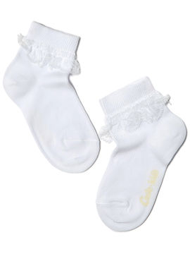 Носки CONTE для девочки, цвет белый