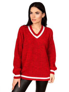 Пуловер Palvira, цвет красный