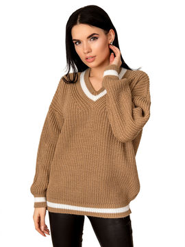 Пуловер Palvira, цвет темно-бежевый