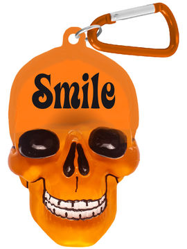 Брелок для ключей "Smile" Be Happy, цвет оранжевый