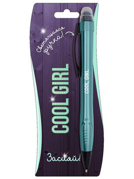Ручка-стилус с подсветкой "Cool girl" Be Happy, цвет бирюзовый