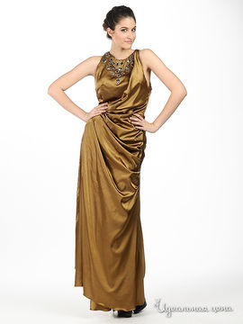 Платье вечернее Aftershock женское, цвет золотой