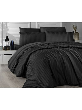Комплект постельного белья, Евро First Choice, цвет черный