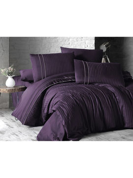 Комплект постельного белья, Евро First Choice, цвет темно-лиловый