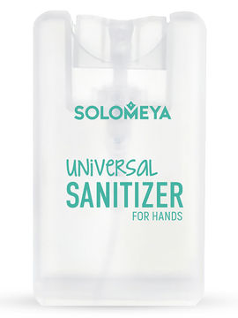 Средство для рук универсальное антибактериальное «Алоэ», спрей /Universal Sanitizer Spray for hands «Aloe», 20 мл, Solomeya