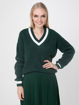 Пуловер Sewel, цвет темно-зеленый