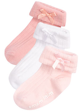 Комплект носков, 3 пары 5.10.15 для девочки, цвет мультиколор