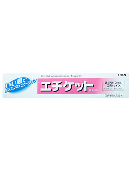 Зубная паста освежающего действия для профилактики неприятного запаха Etiquette, 130 г, Lion