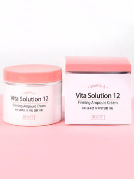Крем омолаживающий ампульный для лица Vita Solution 12 Firming Ampoule Cream, 100 мл, JIGOTT