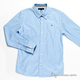 Рубашка Tommy Hilfiger для мальчика, принт голубая полоска