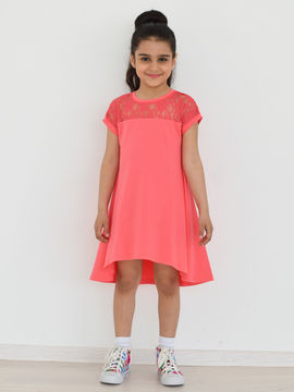Платье iRMi для девочки, цвет коралловый